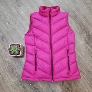 Mountain Hardware Ratio Q Shield 650 Down Puffer Vest Sz S Pink